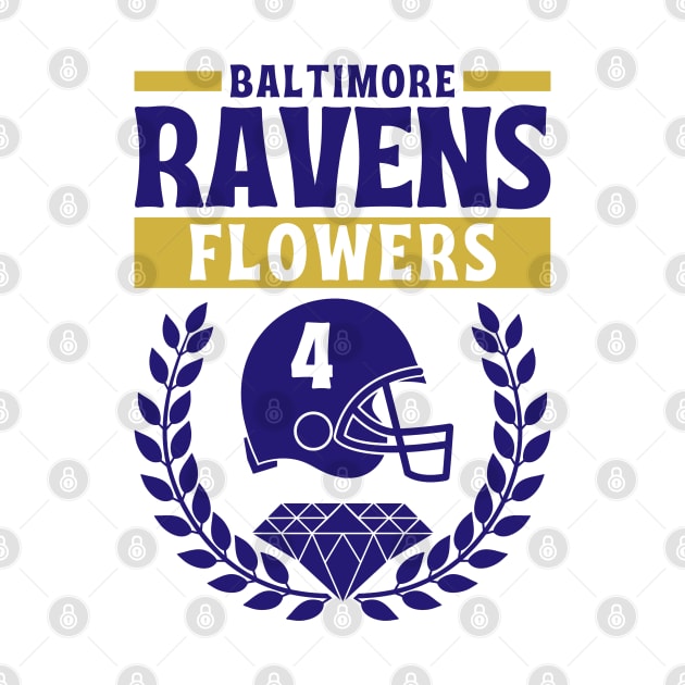 Baltimore Ravens Flowers 4 American Football by Astronaut.co