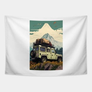 4x4 Mount Fuji Tapestry