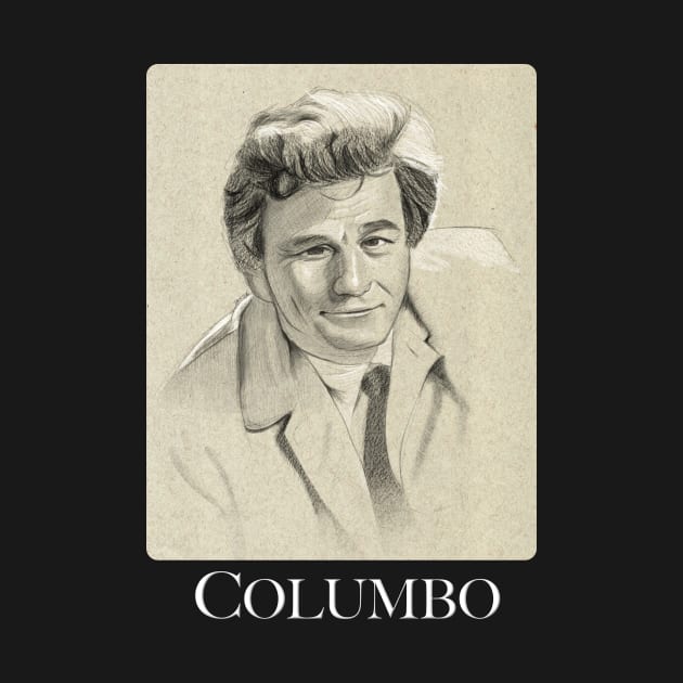 Columbo Portrait Drawing by ianoz