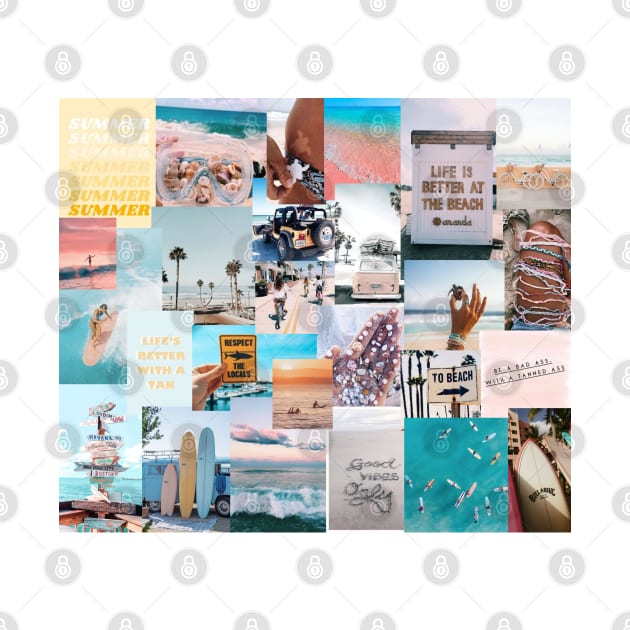 beach collage by morgananjos