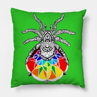 Spider Mandala Pillow