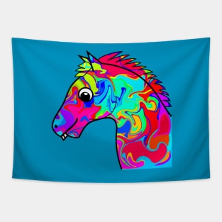 Colorful Horse Tapestry