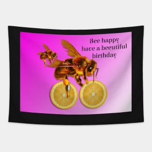 Bee happy, have a beeutiful birthday! Tapestry