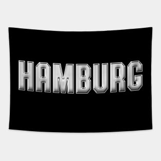 Hamburg Stadt Retro Hamburger Schriftzug Stadtkind Tapestry