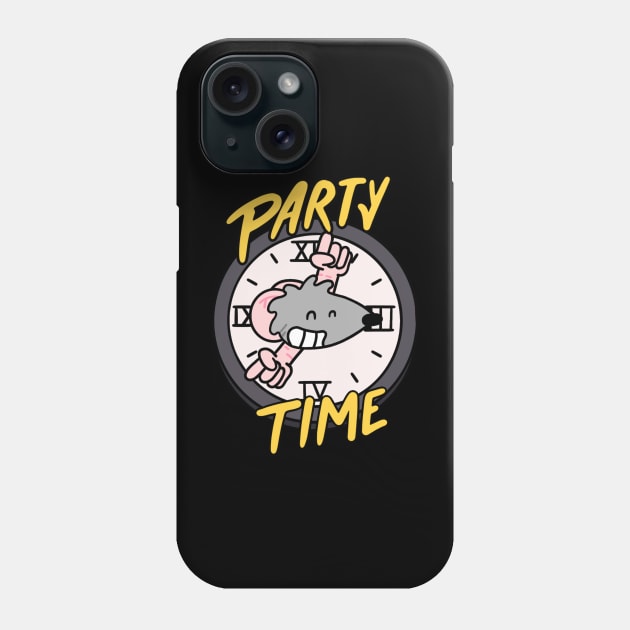 Party Time Phone Case by Aww, Rats!