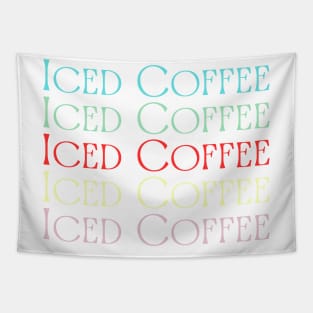 Colors Iced Coffee Tapestry