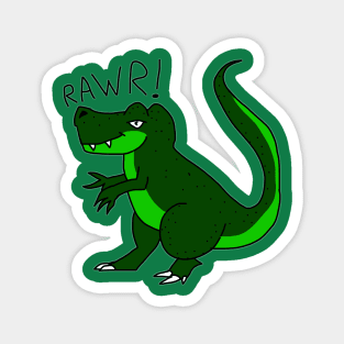 T-Rex RAWR Magnet