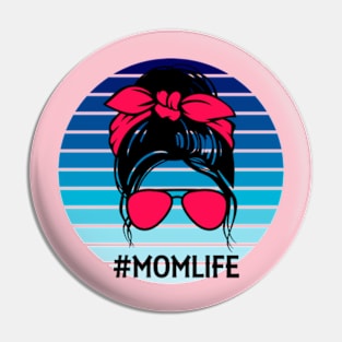 Mothers Day - Momlife design T-shirt Pin