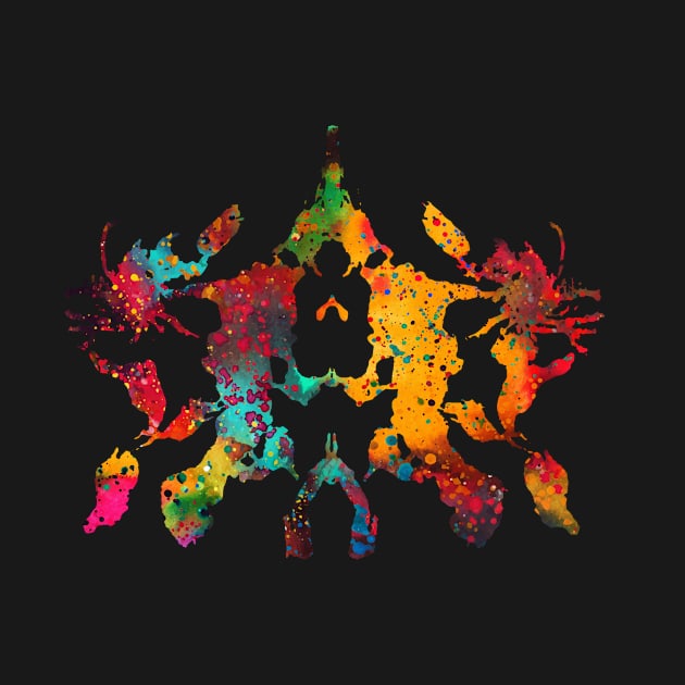 Rorschach inkblot test by erzebeth