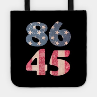 8645 Impeach President Trump American Flag Tote