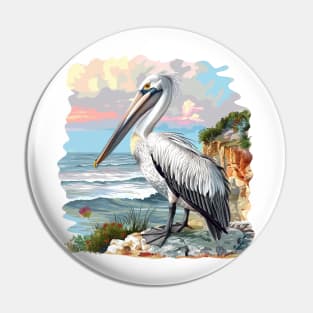 Pelican Art Pin