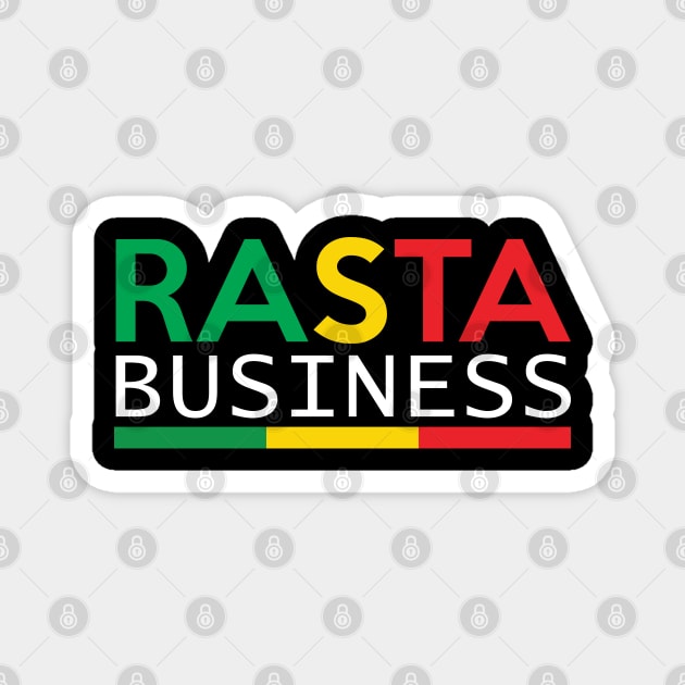Rasta Business Magnet by defytees