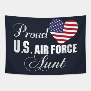 Best Gift for Aunt - Proud U.S. Air Force Aunt Tapestry