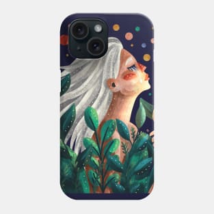 Girl with a match Phone Case