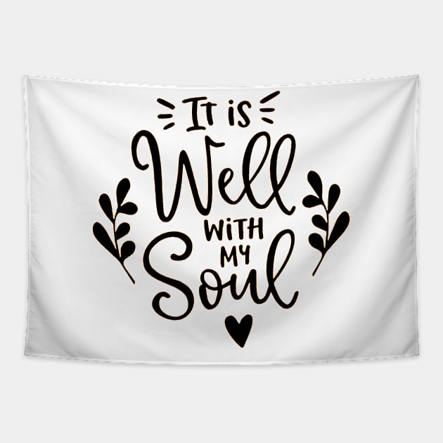 It is well with my soul Tapestry by Prashanthmuralidharart