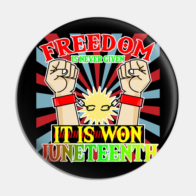 Juneteenth Pin by capricorn