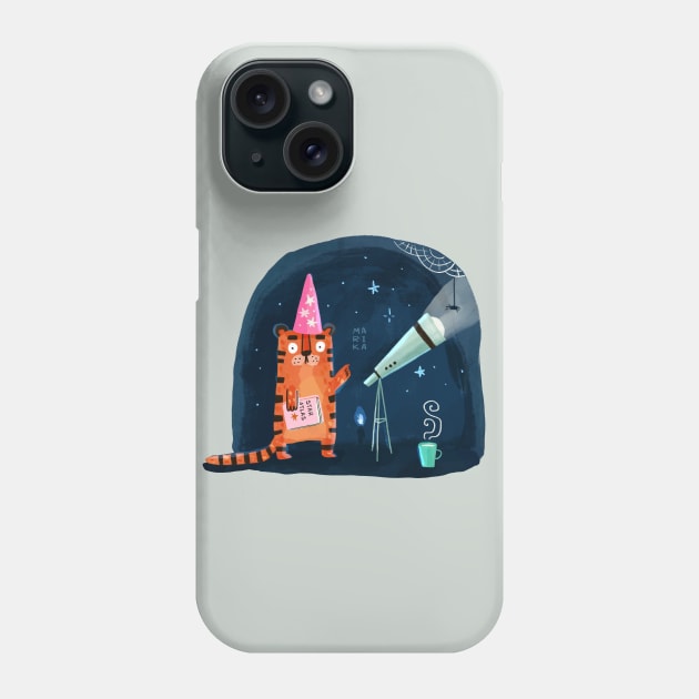 Astronomer Phone Case by marikadoodles