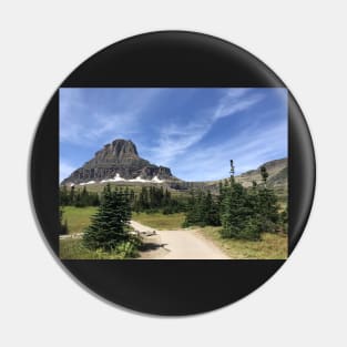 Hiking in Mountains Pin