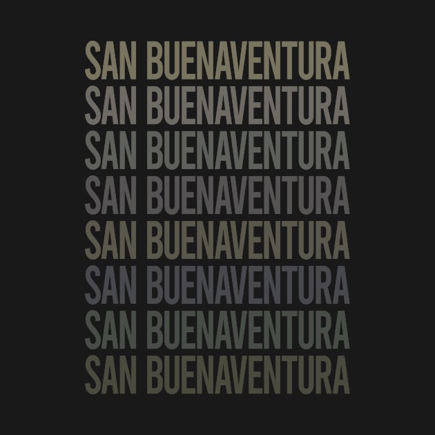 Gray Text Art San Buenaventura by flaskoverhand