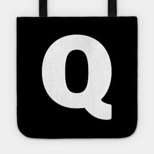 Capital Letter Q Letters Alphabet Tote