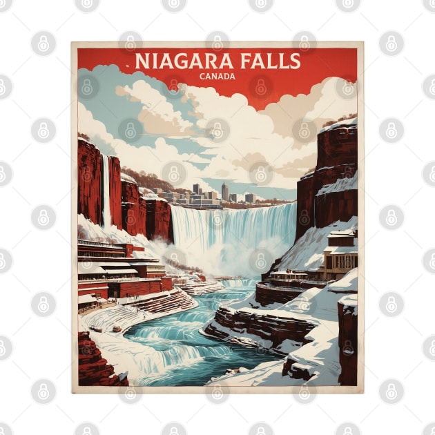 Niagara Falls Canada Vintage Poster Tourism 2 by TravelersGems