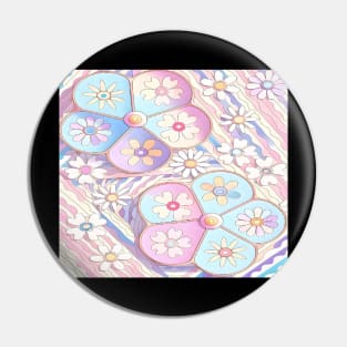 Flowers in Spring Colors Pin