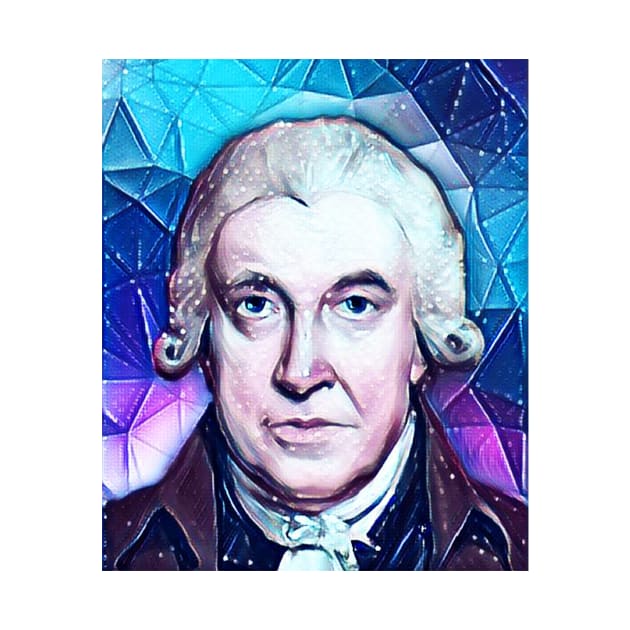 James Watt Snowy Portrait | James Watt Artwork by JustLit