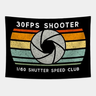 30FPS Shooter Vlogger Gift for Photographer Videographer Tapestry