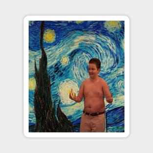 Starry Night Gibby Magnet