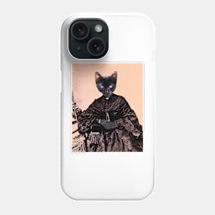 Black Cat Widow Phone Case