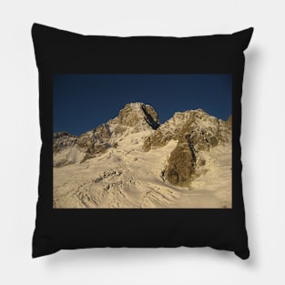 Italian side of Grandes Jorasses (French Alps) Pillow