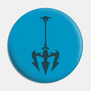 Blue trident Pin