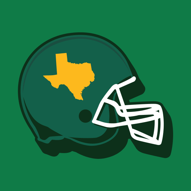 Waco, Texas Football Helmet by SLAG_Creative