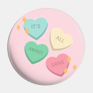 Love Romantic Valentines Pin