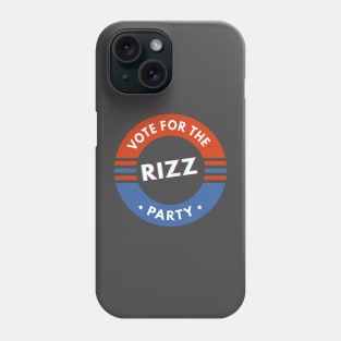 Vote for the Rizz Party Meme Political Humor Phone Case