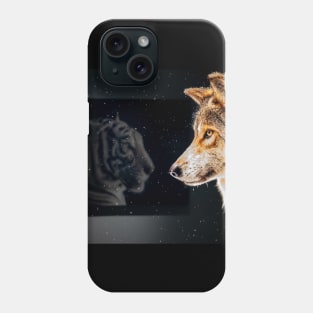 Tiger and Wolf Phone Case