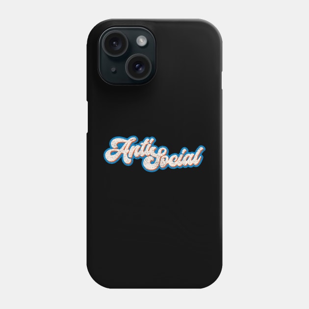 Anti Social Phone Case by reintdale