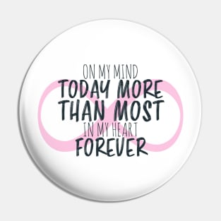 Today More Than Most - Valentine’s Day/ Anniversary Greeting Card  for girl/boyfriend, wife/husband, partner, children, or loved one - Great for stickers, t-shirts, art prints, and notebooks too Pin