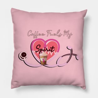 Breast Cancer Awareness Coffee Fuels Nursing Pillow