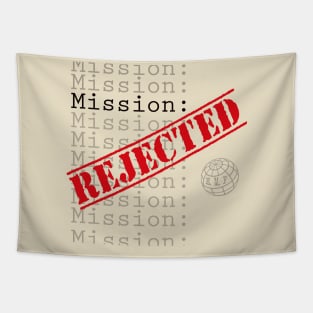 Mission: Rejected Logo Tapestry