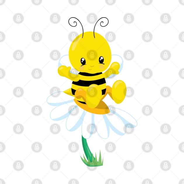 Cute Cartoon Bumblebee by CraftyCatz