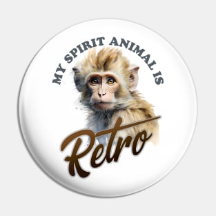 My Spirit Animal is Retro Pin