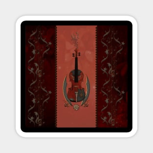 Wonderful elegant steampunk violin Magnet