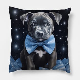 Glamorous Staffy Pillow