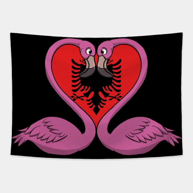 Flamingo Albania Tapestry by RampArt