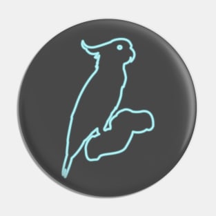 80s Retro Neon Sign Cockatoo Pin