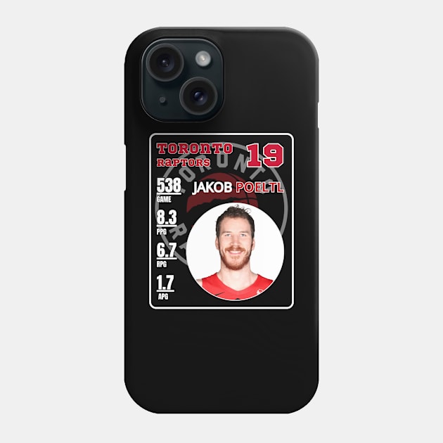 Jakob Poeltl Phone Case by JANATZY