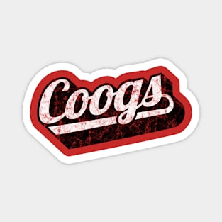 Support the Cougars with this vintage design! Magnet