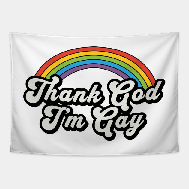 Thank God I am Gay Tapestry by valentinahramov