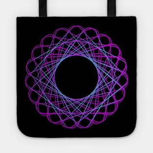 Geometric Abstract ,Shapes ,Artwork, Creative Design, Retro Neon Design, Pattern design Tote